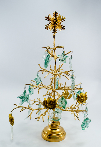 Glass Christmas Tree in Crystal — MADONNA INN ONLINE STORE