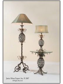 L-670_Pineapple Floor Torchere