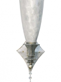 L-926_Gray Capiz Wall Sconce
