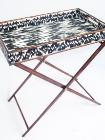 PQC-027_Porcupine Quill Tray with stand